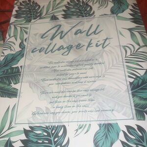 Wall Collage Kit with Green Leaf Design